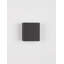 Black Integrated LED Outdoor Flush Mount