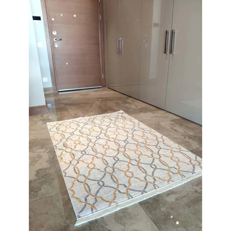 Tapis Matarranz avec envers antidérapant, Rectangle 3 pi 11 po x 7 pi 3 po
