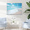 «Alve Beach Minimalisme Landscape I», reproduction sur toile