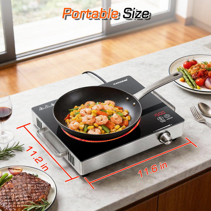 Plaque de cuisson électrique portative 1500w