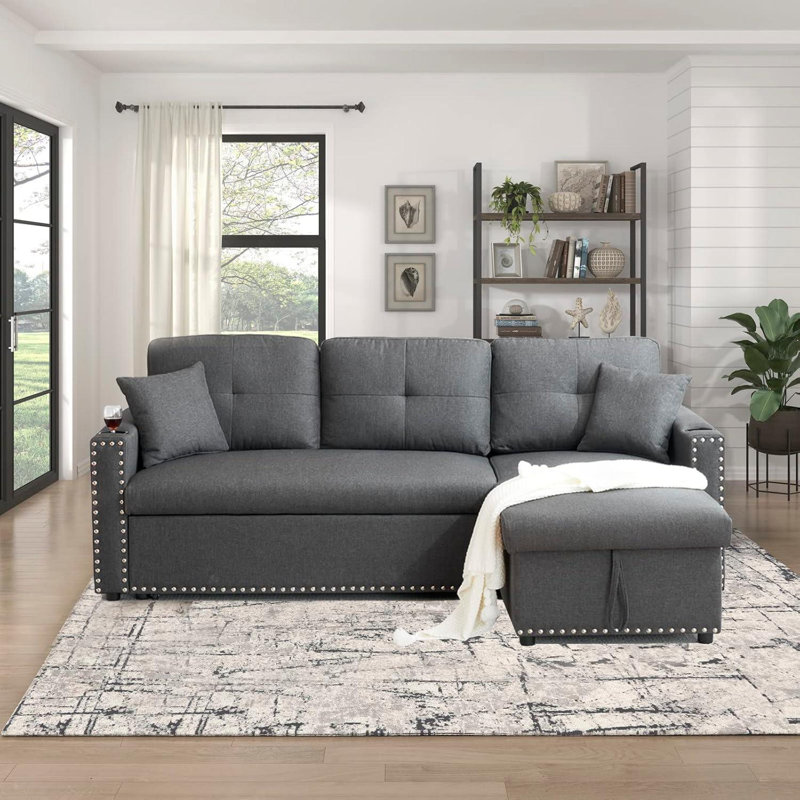 Beckner 3 Seater Sofa, Light Grey