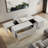 Rectangular Sliding Top Coffee Table With 2 Drawers And 2 Hidden Storage Compartments-1182720498