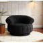 Chaise d'appoint ronde et pivotante-1839552924