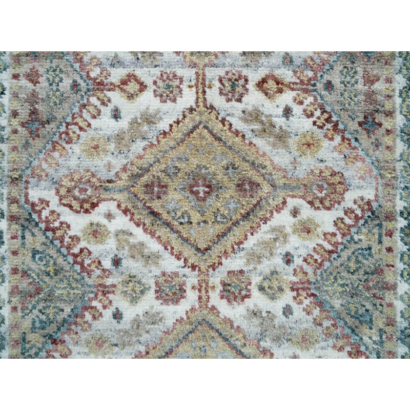 Tapis de couloir oriental en laine noué à la main 2 pi 7 po x 8 pi 0 po - MOA10265866, Tapis de couloir 2 pi 7 po x 8 pi