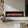Ketilfrith Electric Fireplace with Remote Included, 12 Flame Colours, and 1800W
