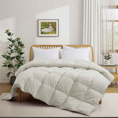 Insert de couette toutes saisons en plumes d'oie de coton biologique Puredown