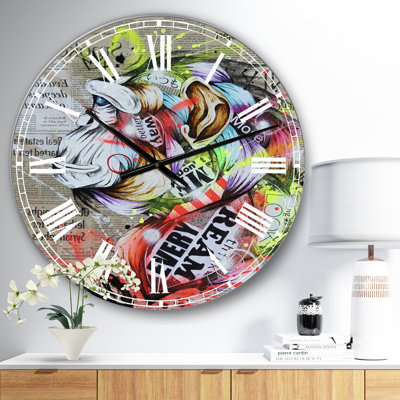 Horloge murale moderne surdimensionnée Visionary 2