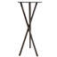 Glass Pedestal End Table