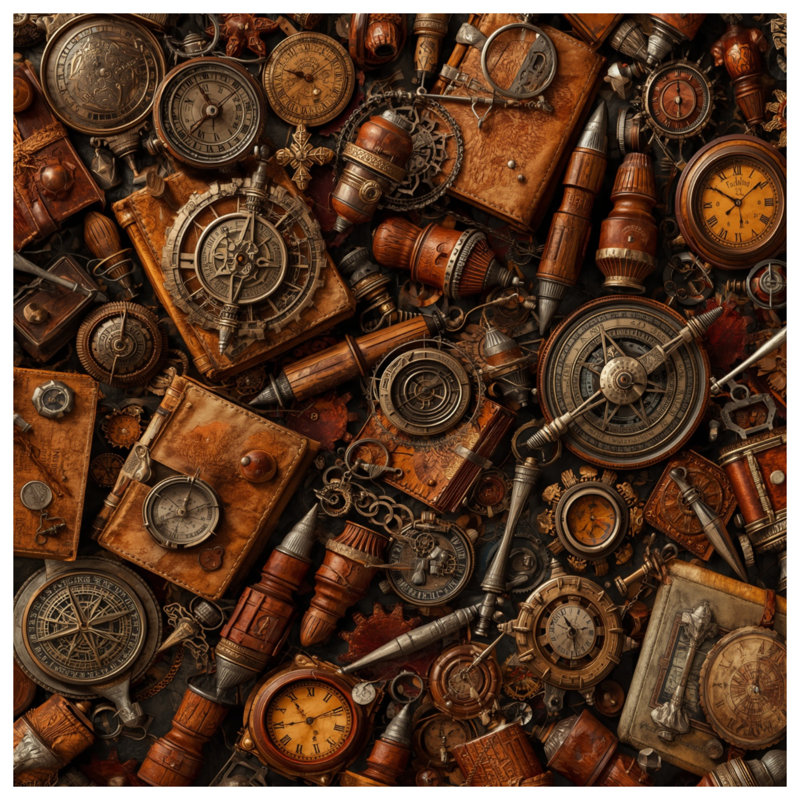 Rideaux et voilages Steampunk, Transparent, 50 po x 80 po - 1 panneau