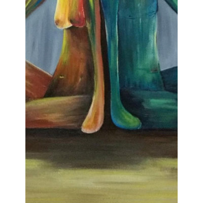 Vie conjugale | Acrylique sur toile | Par Jolly Sharma