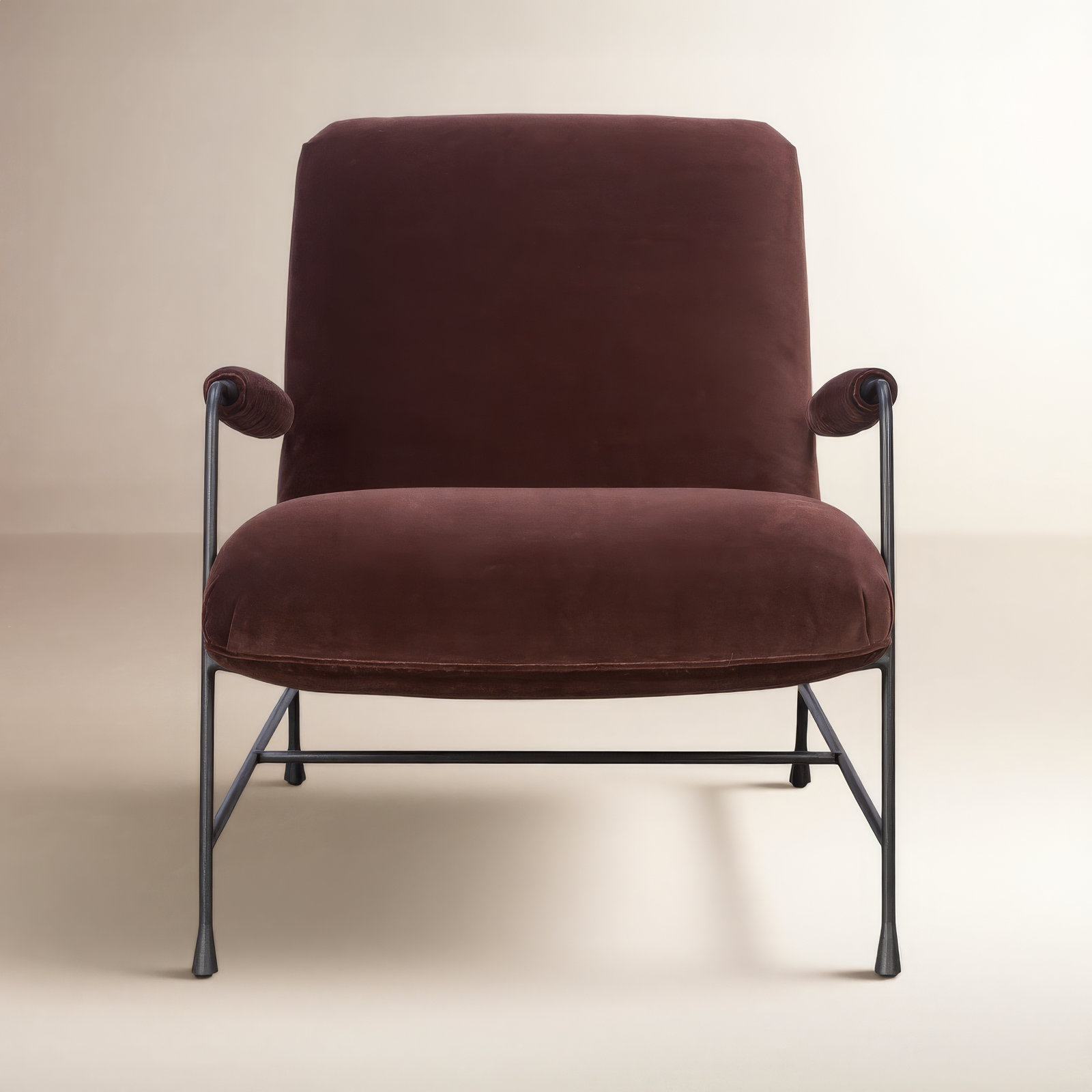 Ashburn Chair-Crete Putty, Surrey Plum