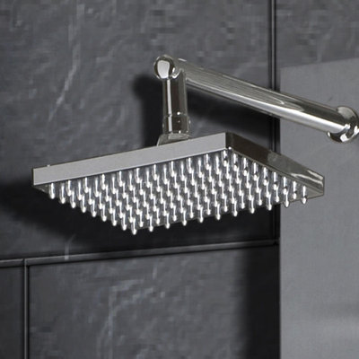 70 Shower Panel With Dual Shower Head, Handheld Shower Head, Rain Shower Head
