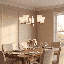 Lustre 5 lumières en laiton noble Aldegonde-129437295