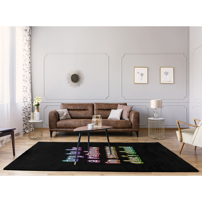 Tapis en poly-tableau noir style en arc à essayer, Rectangle 9 pi x 12 pi