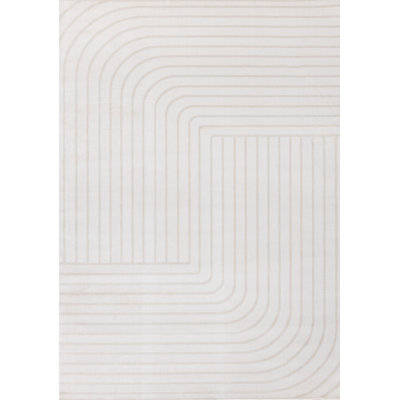 Tapis beige crème Ishant
