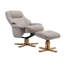 Billings 80cm Wide Swivel Standard Recliner-1000237095