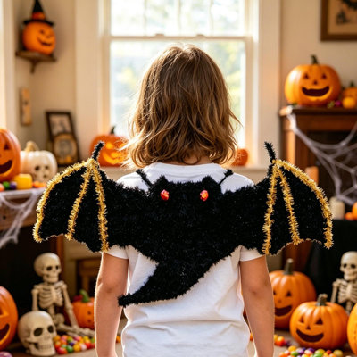 Thanksgiving Decorations Halloween Hanging Ornament Wing Prop With Straps Wearable And Hangable Decor For Party Home Wall Door Arrangement