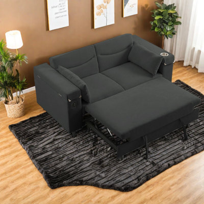 Canapés en chenille multifonctionnels avec rangement et USB, design moderne