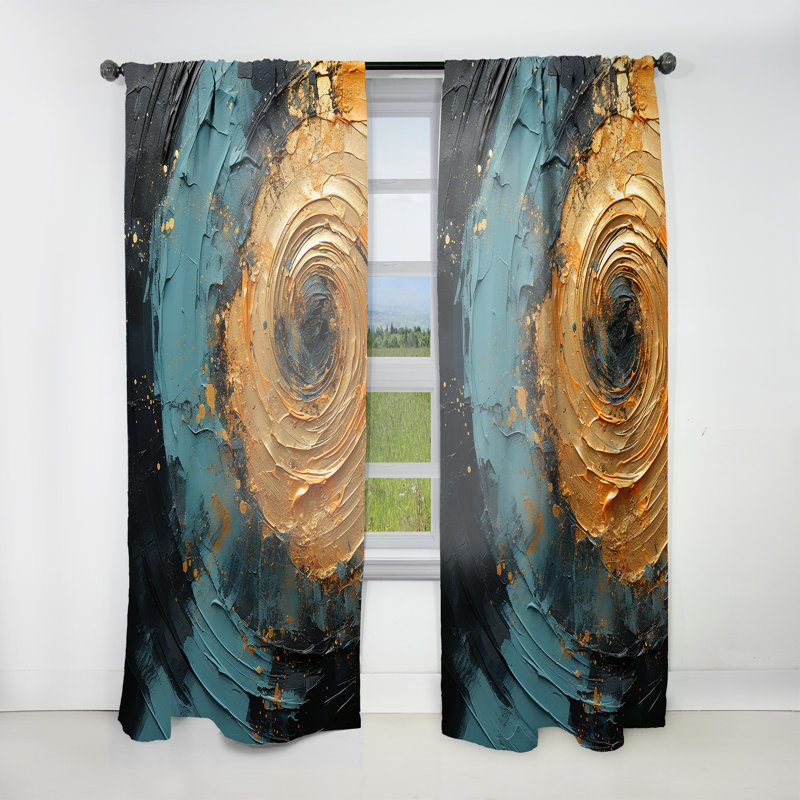 Vortex tourbillon de miroir Dunkin, L 52 po x L 120 po