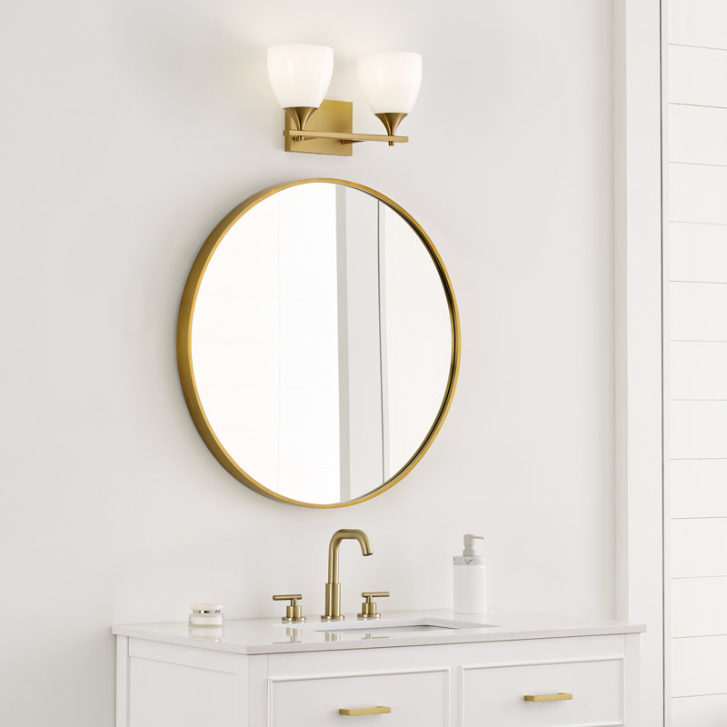 Toffino Vanity Light, 2, Satin Brass