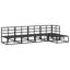  Garden Sofa Set With Cushion 5 Pcs Black Aluminium