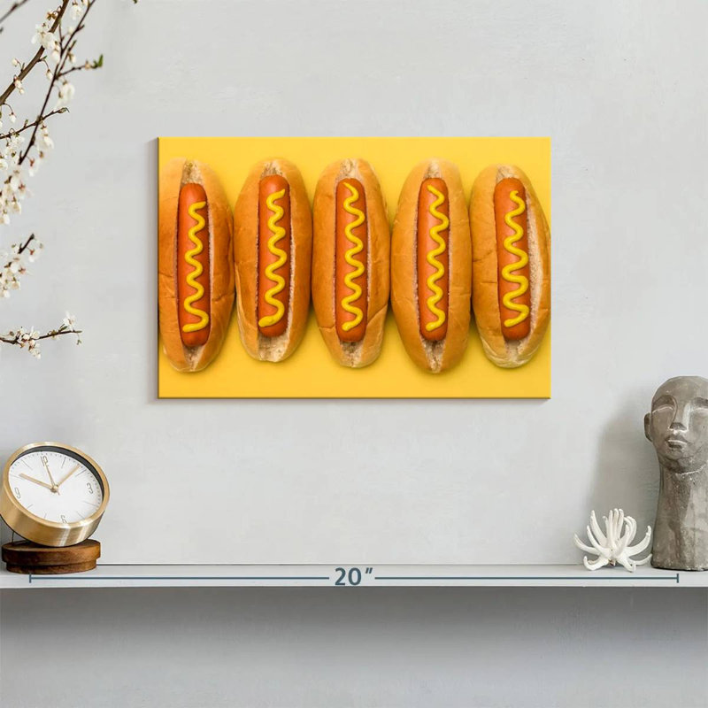 Yarlin Hot Dogs, H 8 po x l 12 po