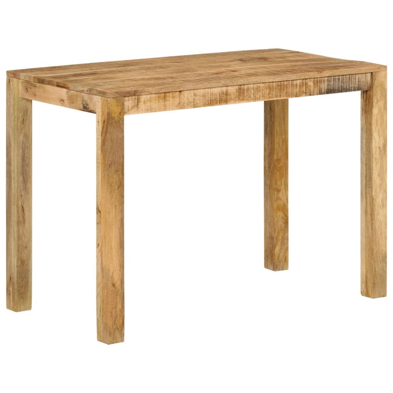 Dining Table Solid Wood, Solid Reclaimed Wood, 21.7" W x 43.3" L