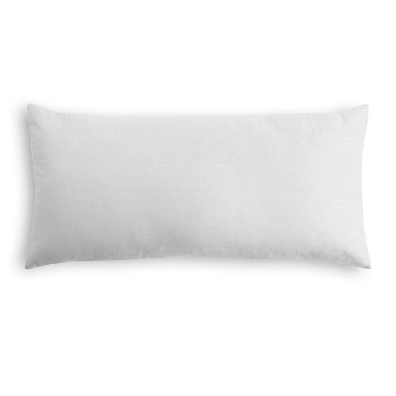 Housse de coussin rectangulaire, 12 po x 24 po, Gris froid