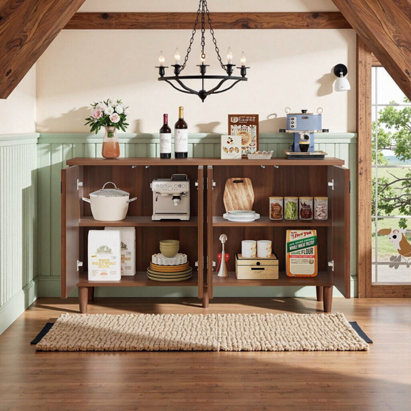 Mangue 59.4'' Sideboard, Deep Brown