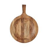 Italian Cutting Board Bowl - 14.4"D x 9.8"W x 1.6"H