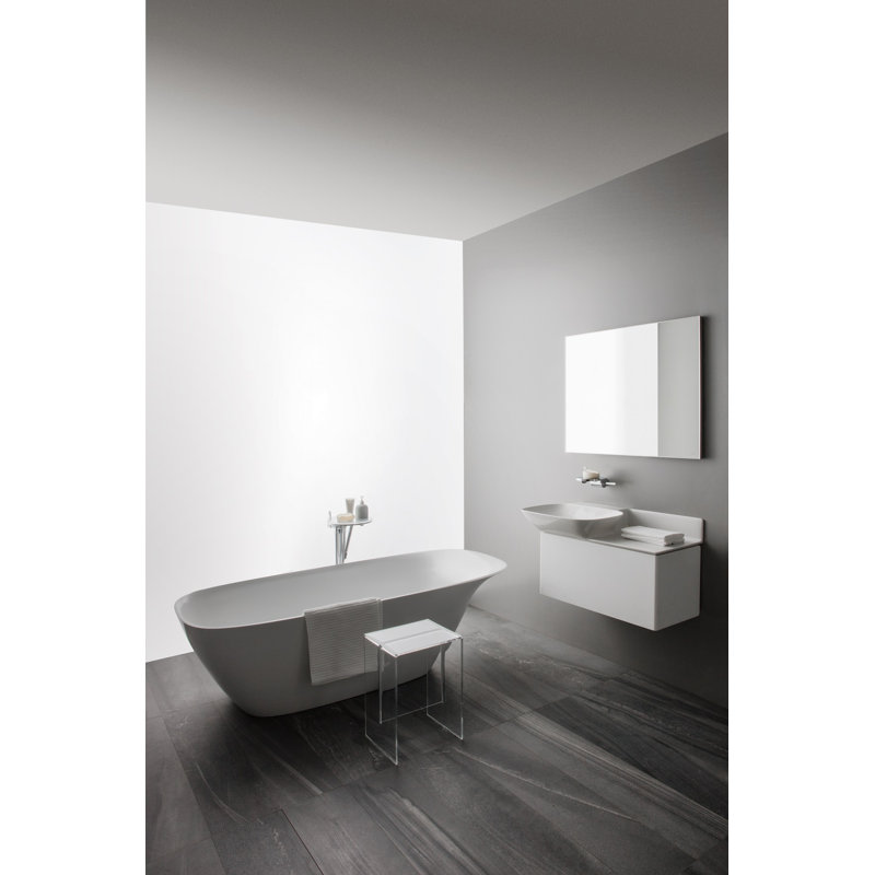 Ino 70.87'' L Freestanding Soaking Bathtub