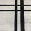 Ivory Charcoal Contemporary Wool Rug - 8'2" x 10'