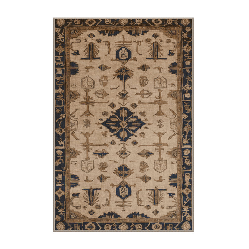  Tapis lavable Nantucket Heritage Coastal, Rectangle 7 pi x 9 pi