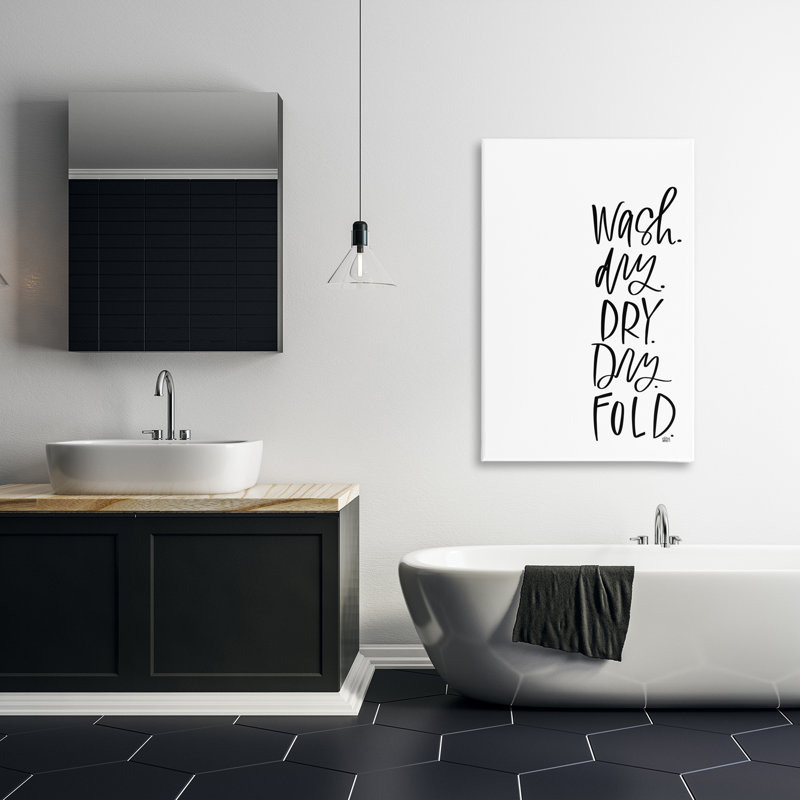 Art mural sur toile Wash Wash Fold Expression par Valerie Weiners, H 36 po x l 24 po