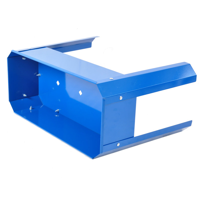Boîte à fleurs surélevée pour jardin en métal surélevée pour jardin et terrasse, Bleu, H 5 po x l 20 po x P 10 po