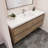 Azden 60" Wall-Mounted Single Bathroom Vanity Set-1067530185