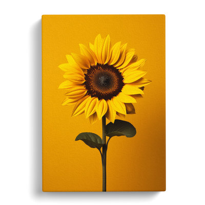 Sunflower Minimalism - No Frame Print