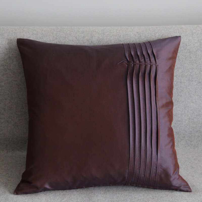 Sweetbriar Square Throw Cushion, Aubergine