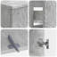 Bathroom Storage Furniture Set-386061930
