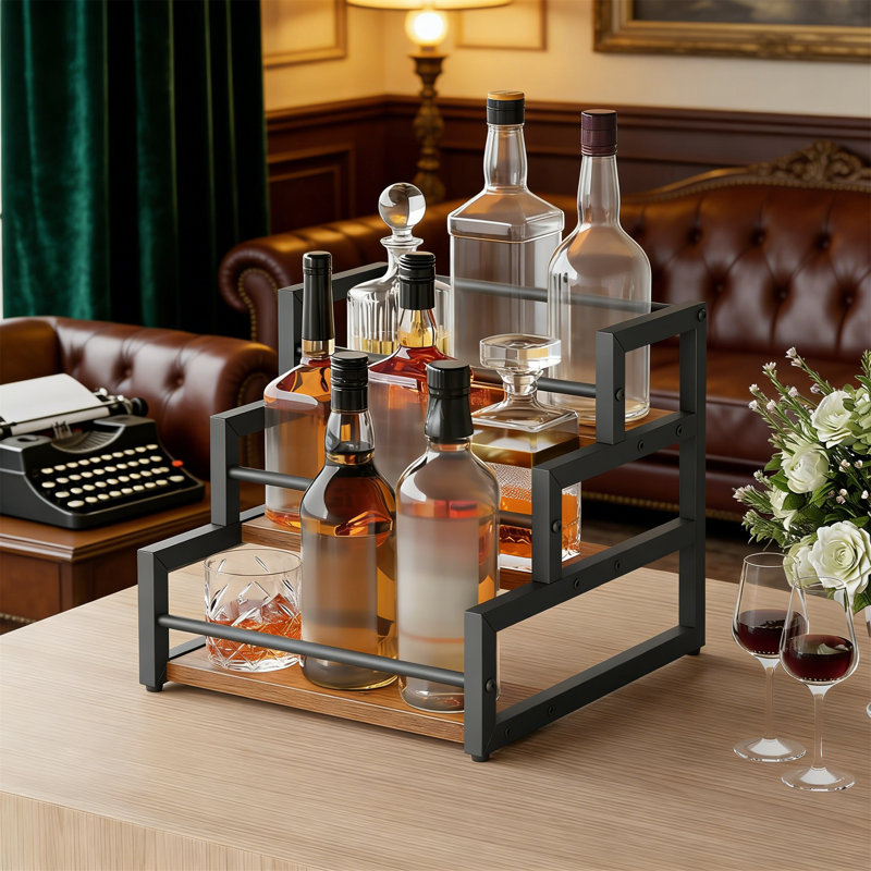 Wine Bottle Rack in Brown
