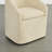 Upholstered Dining Chair with Washable Slipcover & Casters-1982718306