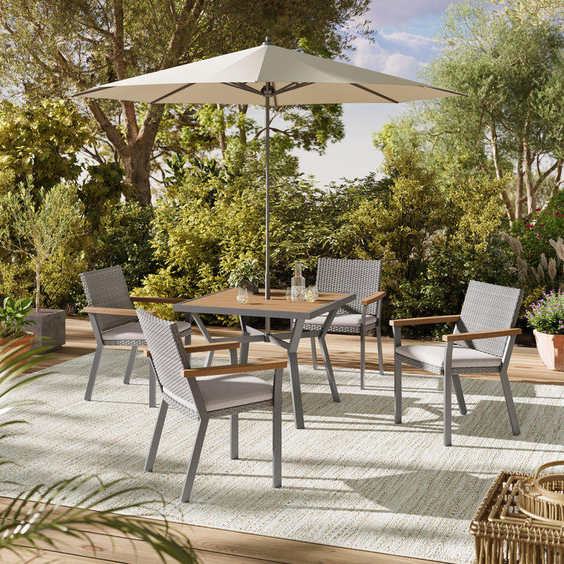 Ensemble repas 5 pièces pour patio