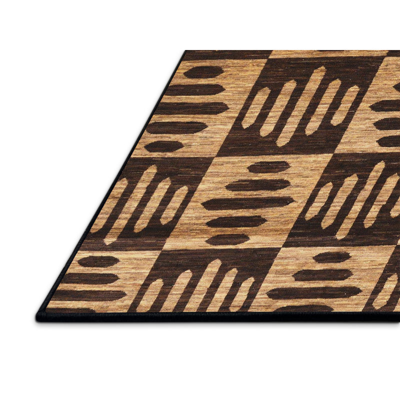 Tapis abstrait moderne 14, Rectangle 7 pi x 9 pi