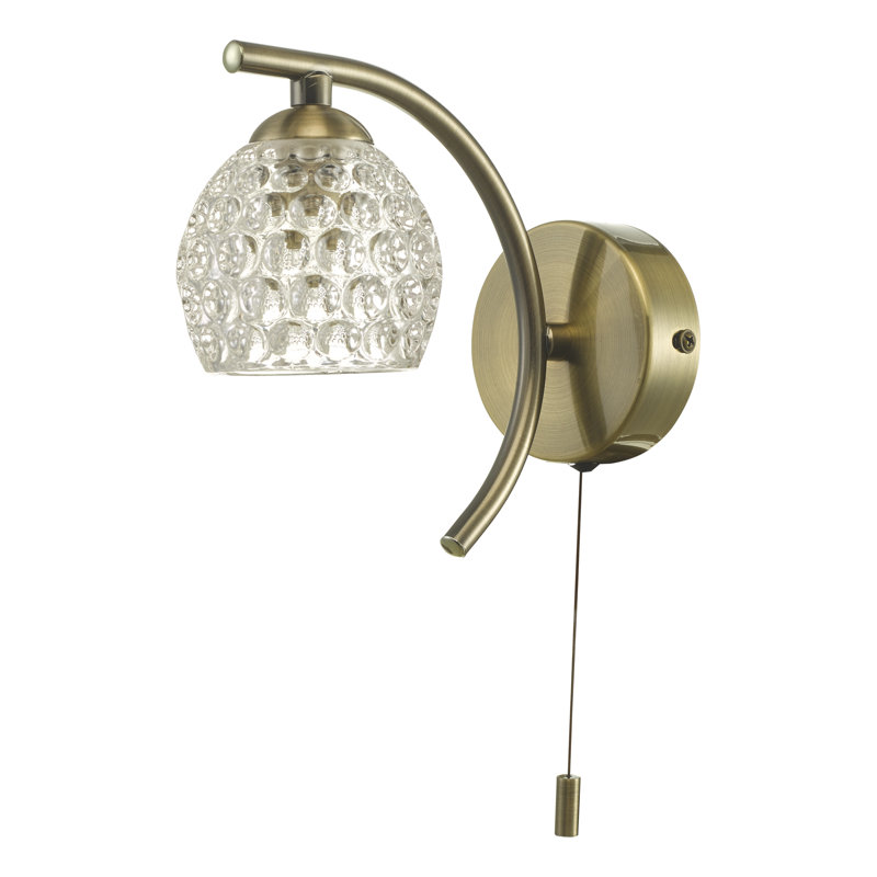 Osteen Armed Sconce, Antique Brass