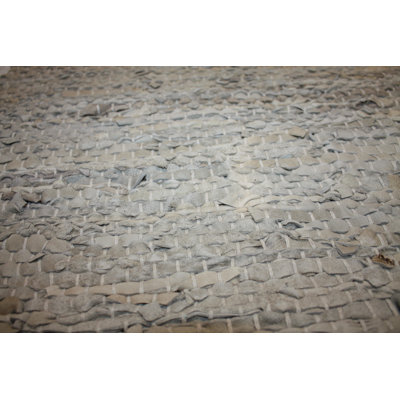 Gammill Leather Hand Woven Kilim Area Rug