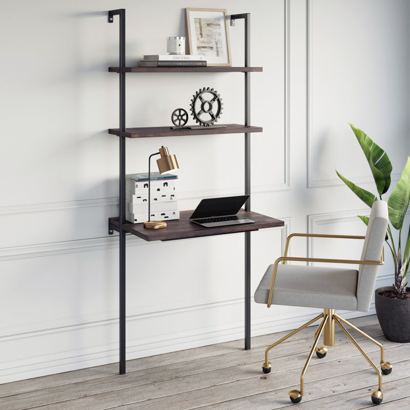 Theo Leaning Ladder Desk - Farmhouse Style