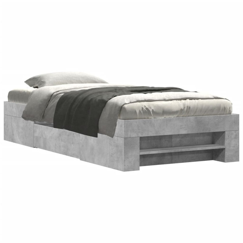 Brucedale Storage Bed, Concrete Grey