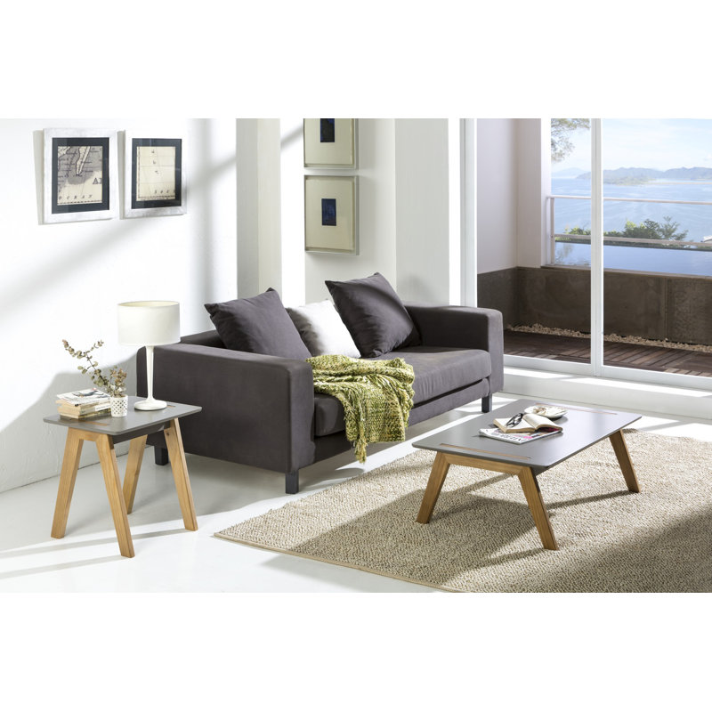 Turner Solid Coffee Table, Grey