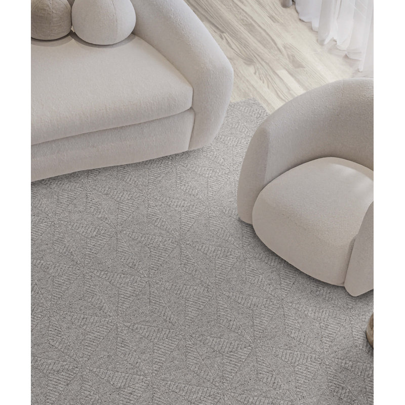 Jaritza Wool Geometric Indoor Rug, Rectangle 2'8" x 5'
