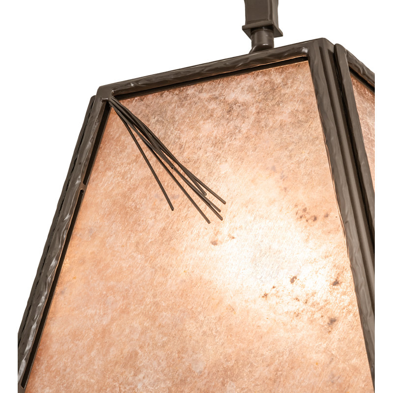 Luminaire suspendu à 1 lumière Freerich, H 13 po x l 12 po x P 12 po